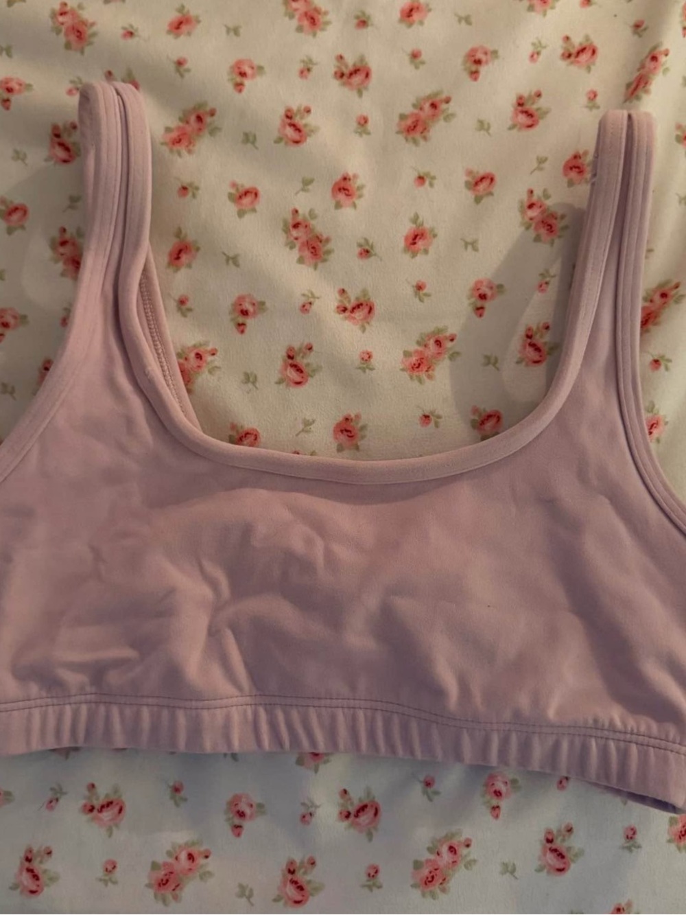 Aritzia TNA tnaction sports bra pink